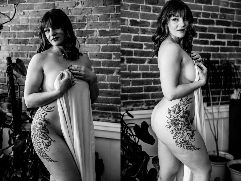 black and white body positive photography